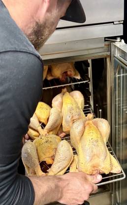 Poulet rôti au four